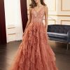 Vestido de fiesta Marfil largo de corte princesa de la nueva temporada con referencia 4J2F3