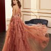 Vestido de fiesta Marfil largo de corte princesa de la nueva temporada con referencia 4J2F3