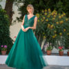 Vestido de fiesta X&M largo de corte princesa en organza y pedrería de la nueva temporada 2022 con referencia 51006
