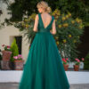 Vestido de fiesta X&M largo de corte princesa en organza y pedrería de la nueva temporada 2022 con referencia 51006